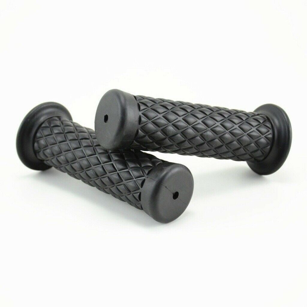 Universal Motorcycle Motorbike Rubbers Handlebar Handle bar Grips 22mm 7/8" UK