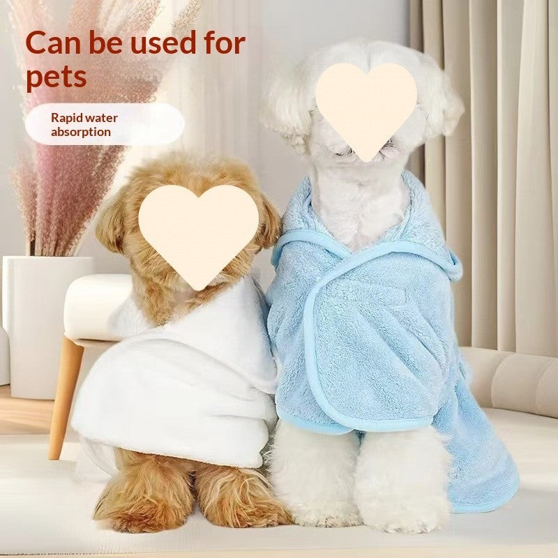 Pet Bath Towel - Highly Absorbent Microfiber Dog Towel for Drying Cats and...