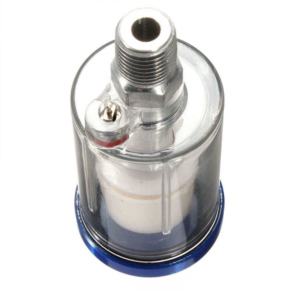 8pcs Spray Paint Gun 1/4'' BSP Mini in Line Air Filter Moisture Water Trap Kit