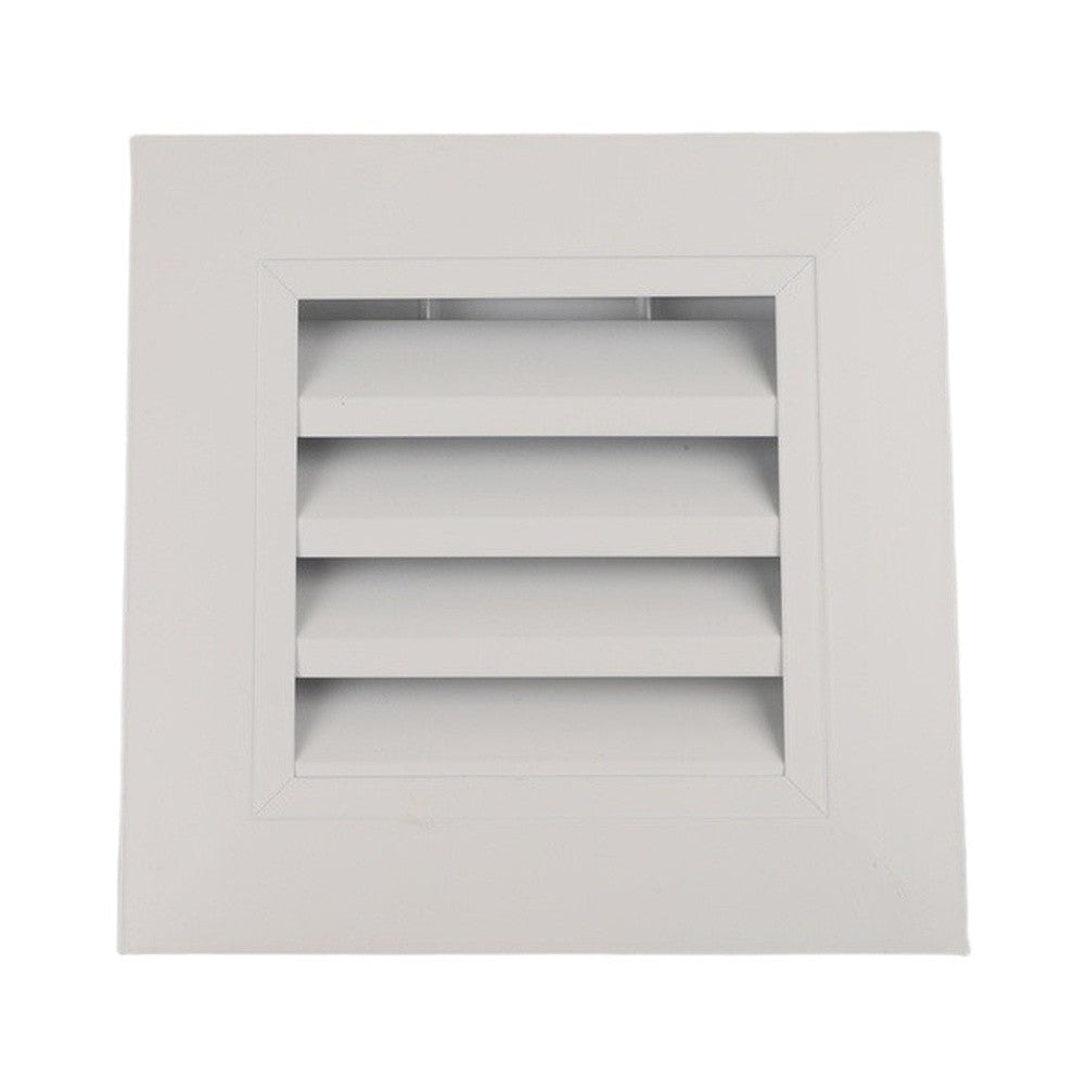 Aluminum Fixed Louver Grille for Air Circulation in Attic and Shed 350x350mm