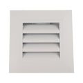 Aluminum Fixed Louver Grille for Air Circulation in Attic and Shed 350x350mm