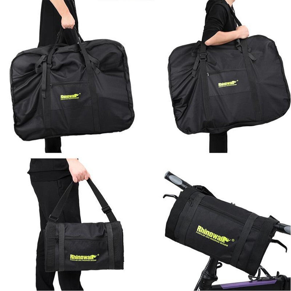 20'' Folding Bike Carrier Bicycle Transport Storage Bag Case Dust Cover UK
