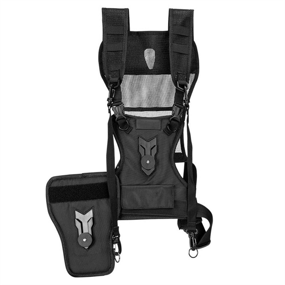 1set Camera Carrying Chest Harness System Vest Quick Strap with Side Holster