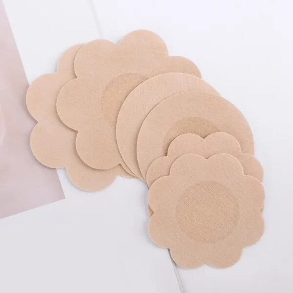 60PCS Nipple Covers Stickers Breast Pasties Adhesive Bra Strap Nipleless Cover