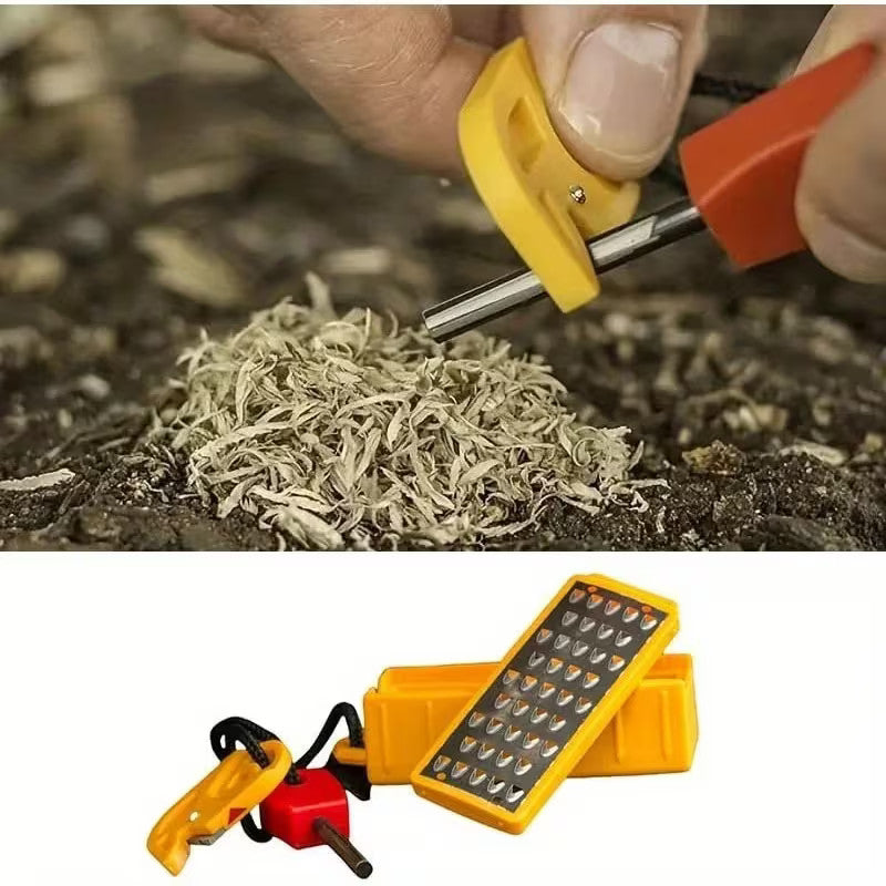 Lightweight Tinder Maker with Fire Starter – Portable Survival Tool for Outdoor