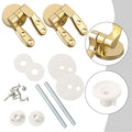 Zinc Alloy Gold Toilet For Seat Hinges Replacement Set for Lasting Use