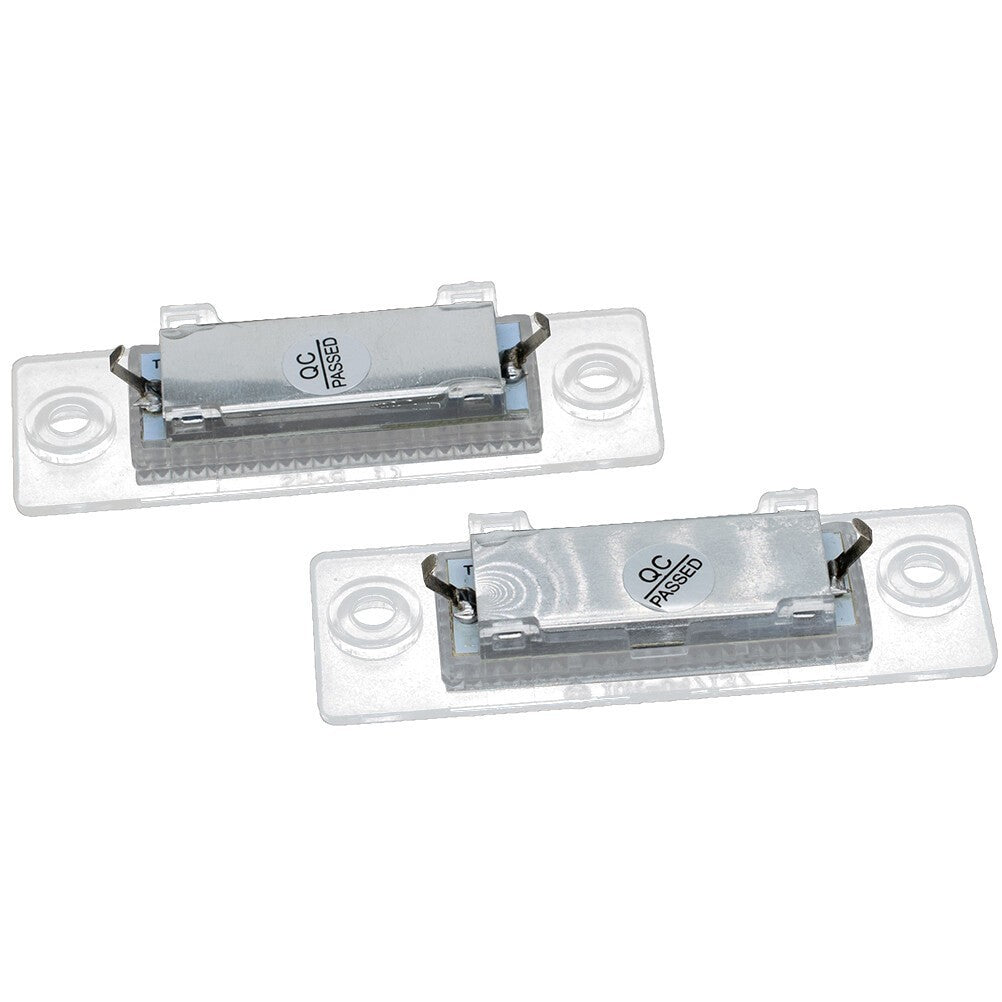 2Pcs For VW Transporter T5 Caddy Touran Multivan LED Licence Number Plate Lights