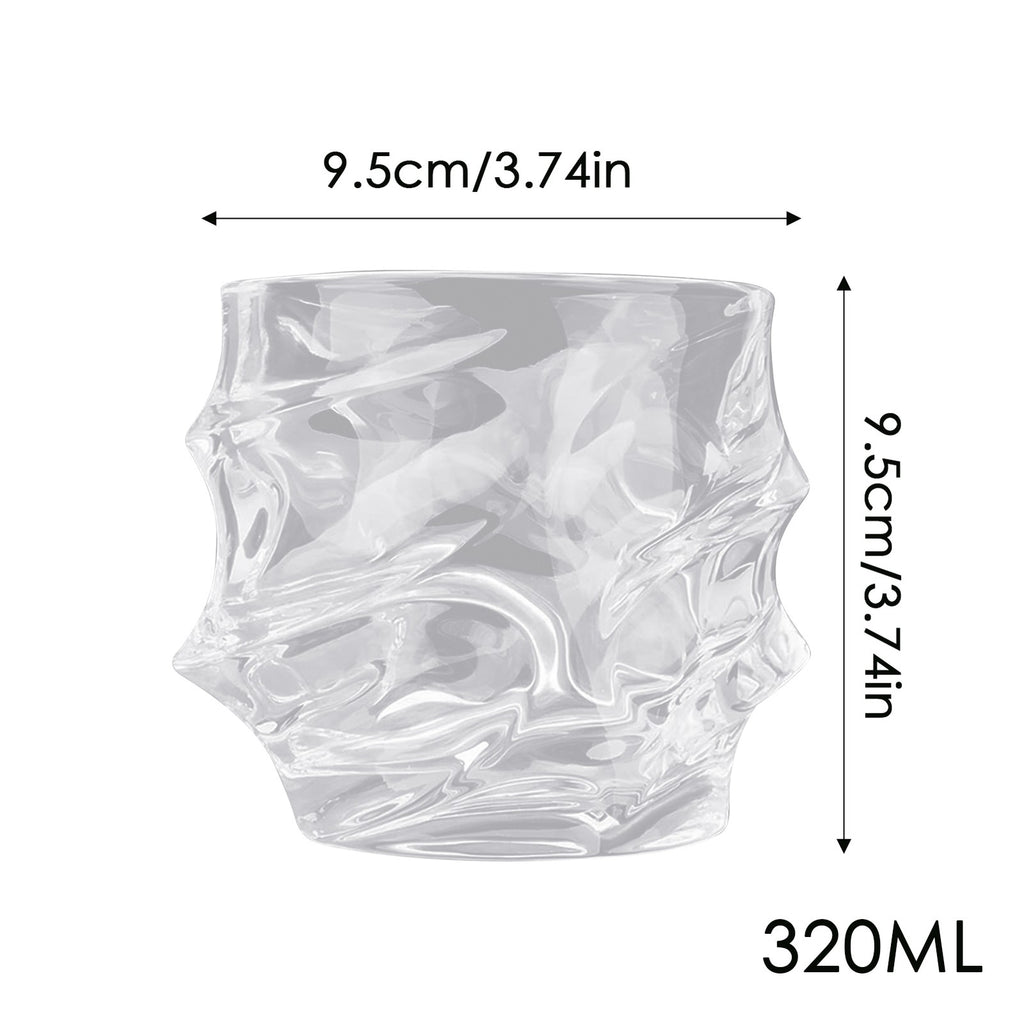 Tsuki Glass Whiskey Glasses Japanese Crystal Whisky Glass Heavy Thick Bottom