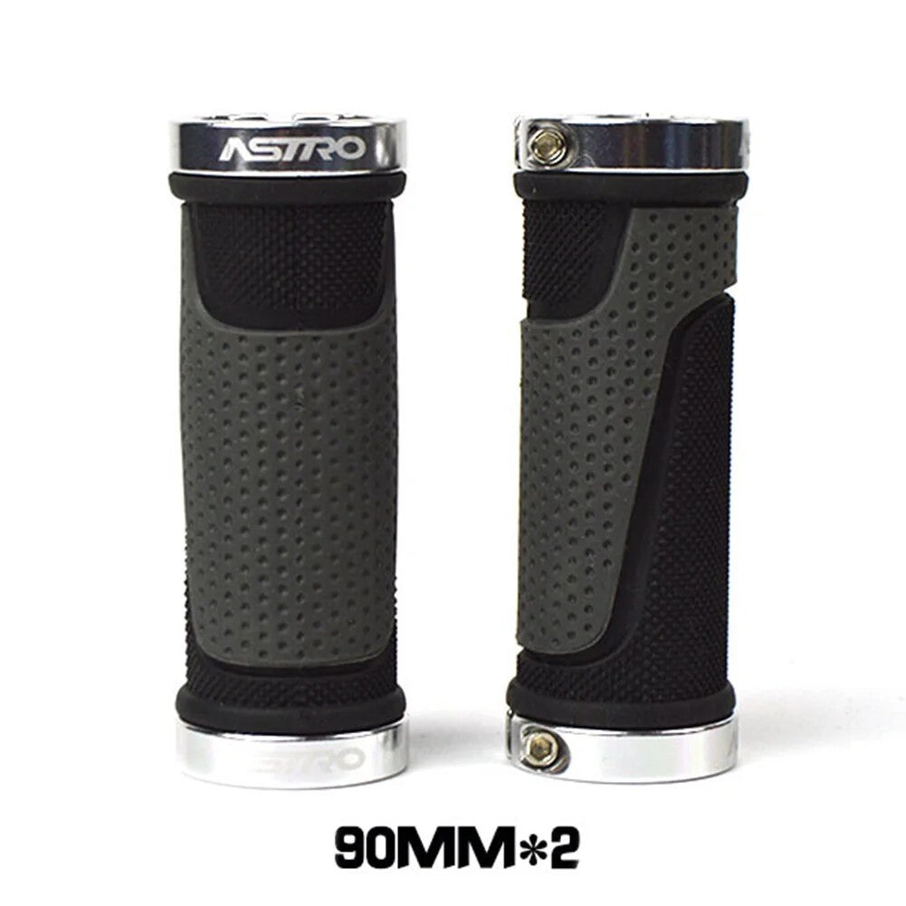 1 Pair 90mm Bicycle Handlebar Covers Rubber Locking Handlebar Covers Bicycle