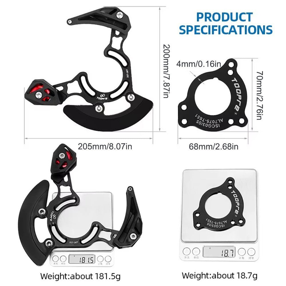 Bike Chain Guide MTB Mountain Bicycle Chain Stabilizer Chainring Protector Plate