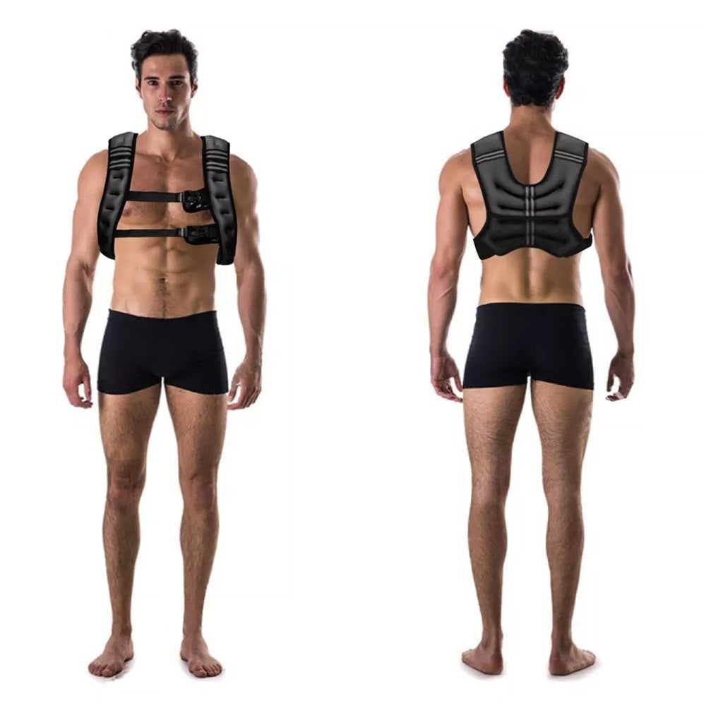 10KG Weighted Vest Gym Exercise Fitness Strength Sport Training Running Diet Los