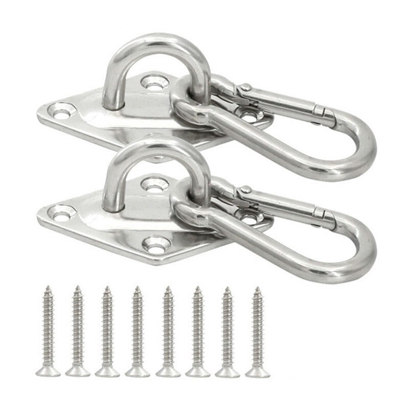 Heavy Duty Stainless Hammock Hanging Hook Swing Chair Bracket Hardware Tool Kit