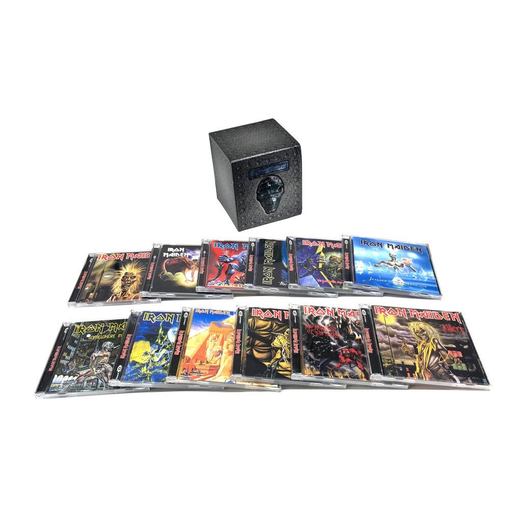 Iron Maiden Box Set Rock Style including 12 Album Collection 15 Discs New, Free