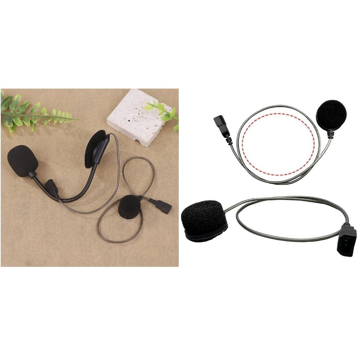 Cardo Replacement Soft Hard Boom Microphone with Noise Cancelling Technology