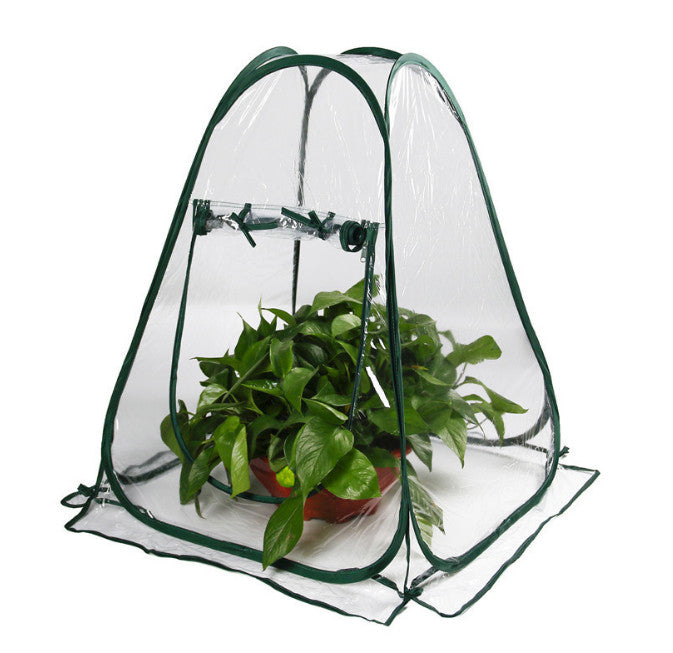 Mini Greenhouse Tent Popped Up PVC Grow House Small Indoor Outdoor Portable New