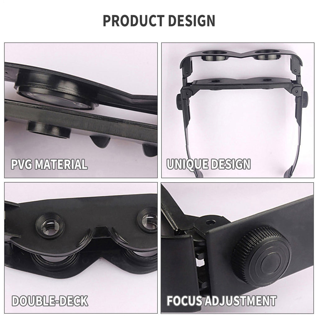 Portable Glasses Telescope Magnifier Binoculars For Fishing/Hiking Binoculars