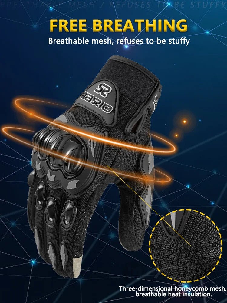 Motorcycle Motorbike Gloves Non-slip Wear-resistant  Touch Screen Racing Gloves