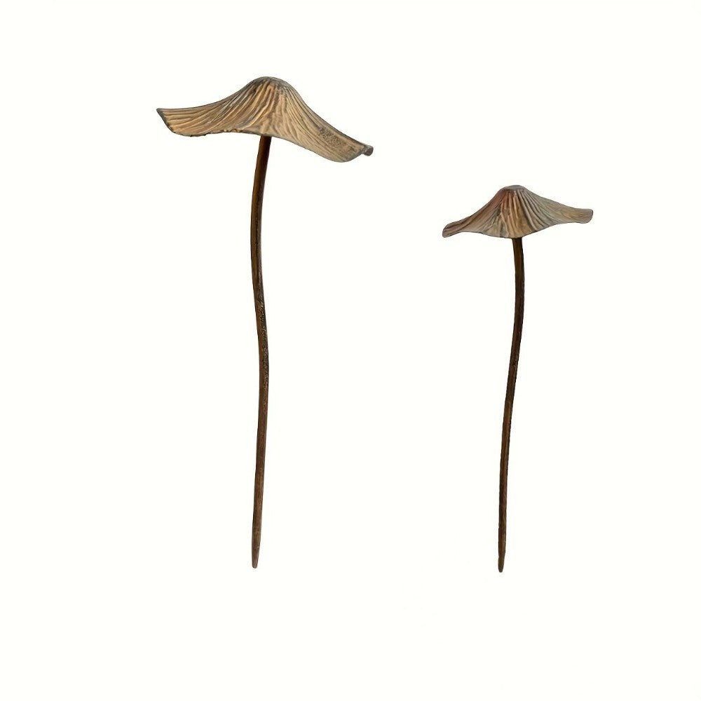 Halloween Decoration Metal Rusty Mushroom Metal Rusty Mushroom Plaque  Garden