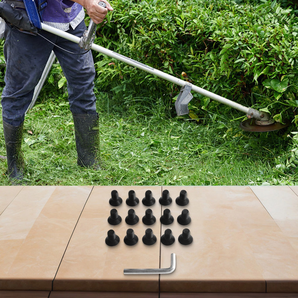 Replacement Screw Set for Grass Trimmers Including Installation Wrench