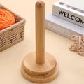 Wooden Yarn Holder Rotating Bamboo Knitting Wool Spindle Stand Crochet Organiser