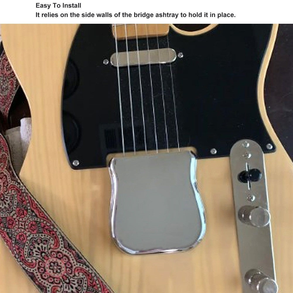 Chrome Plated Tele Bridge Cover  For Telecaster/TL Electric Guitar