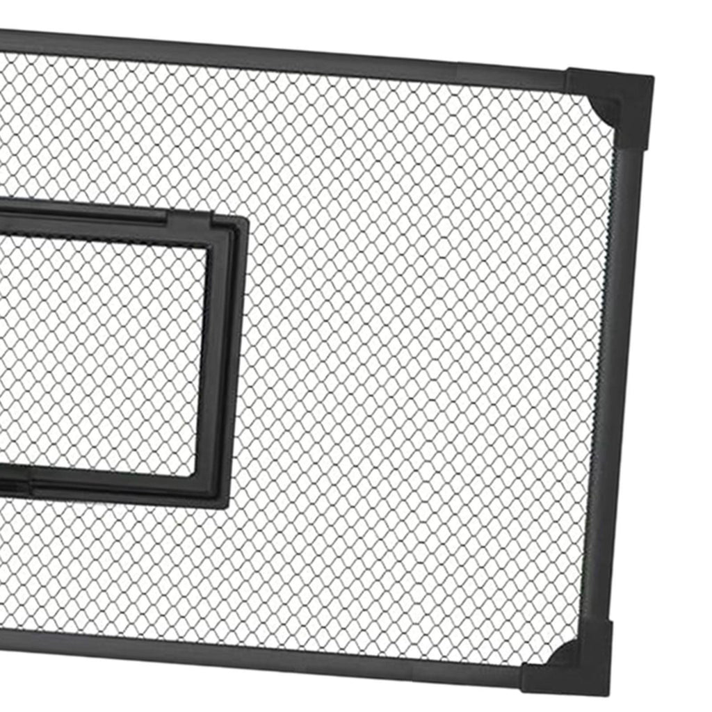 Fish Tank Lid Self Assembly Anti Jump Net Cover Magnetic Black Aquarium Hood