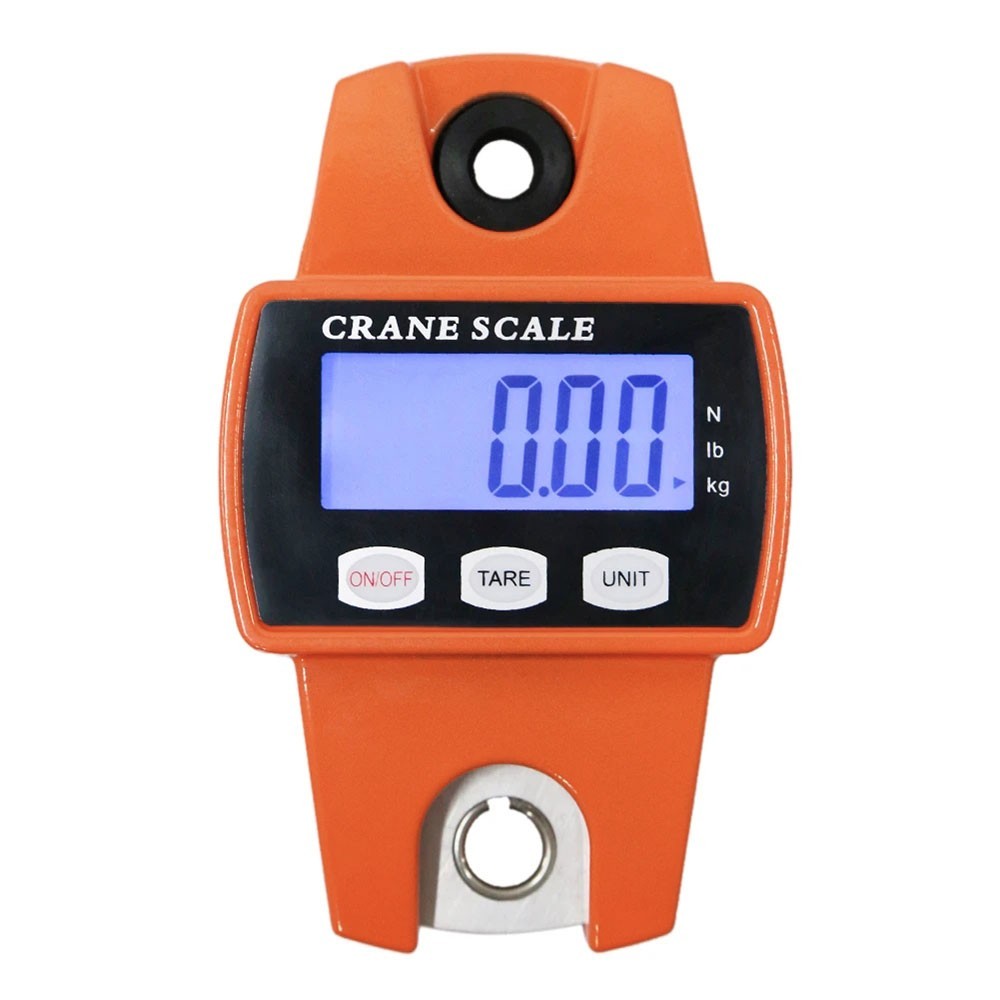 Mini 300kg Electronic Crane Scale LCD Display Portable Hook Hanging Weight Scale