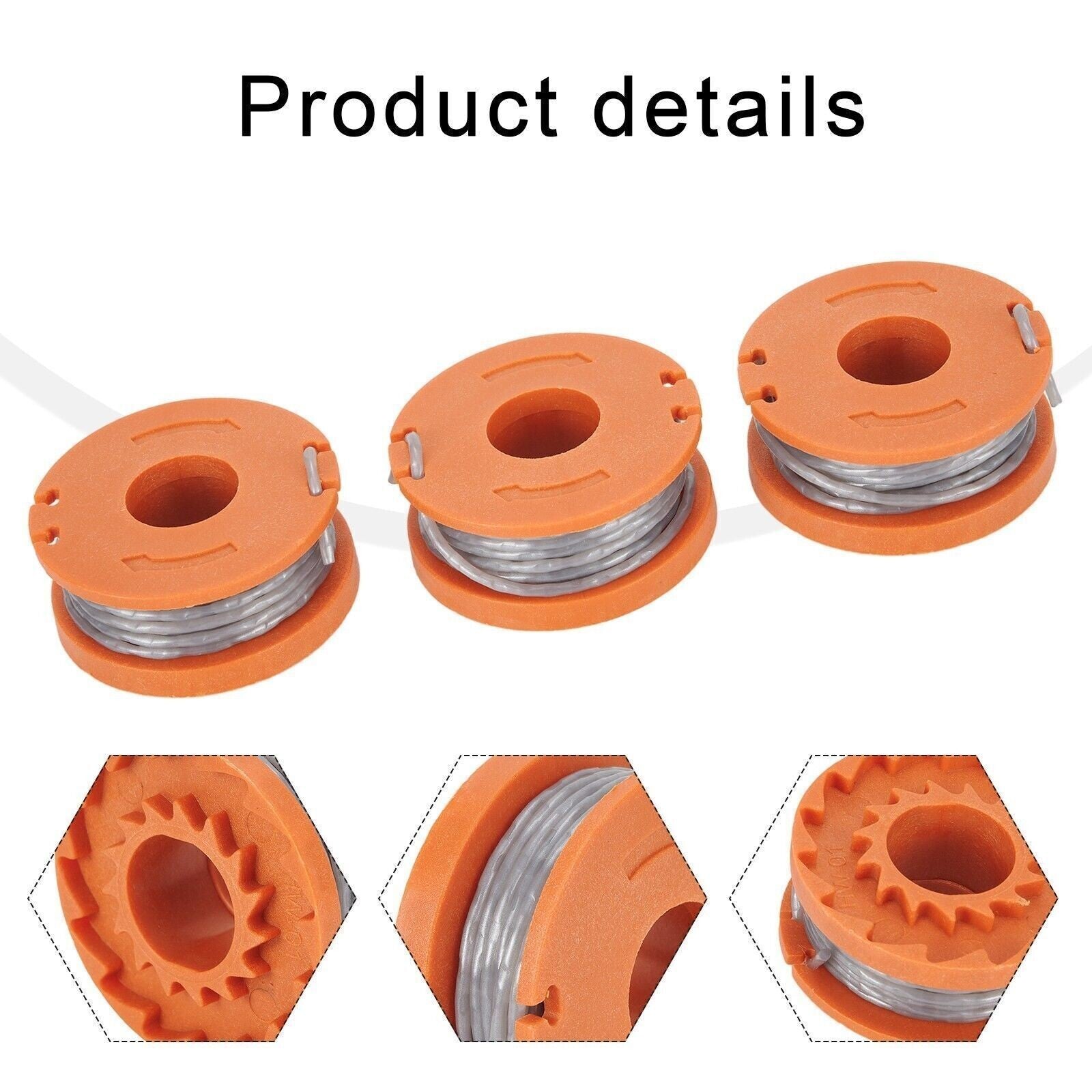 3 x Strimmer Trimmer Spool & Line McGregor MCT1825 MCT2X1825 FAST UK POST