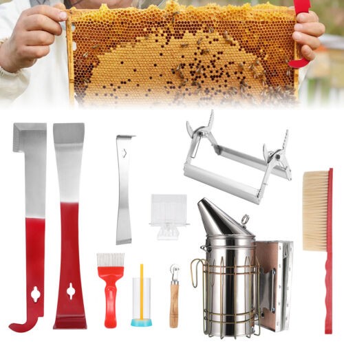 10 Pcs Beekeeping Tool Kit Beekeeping Equipment Beehive Tool !