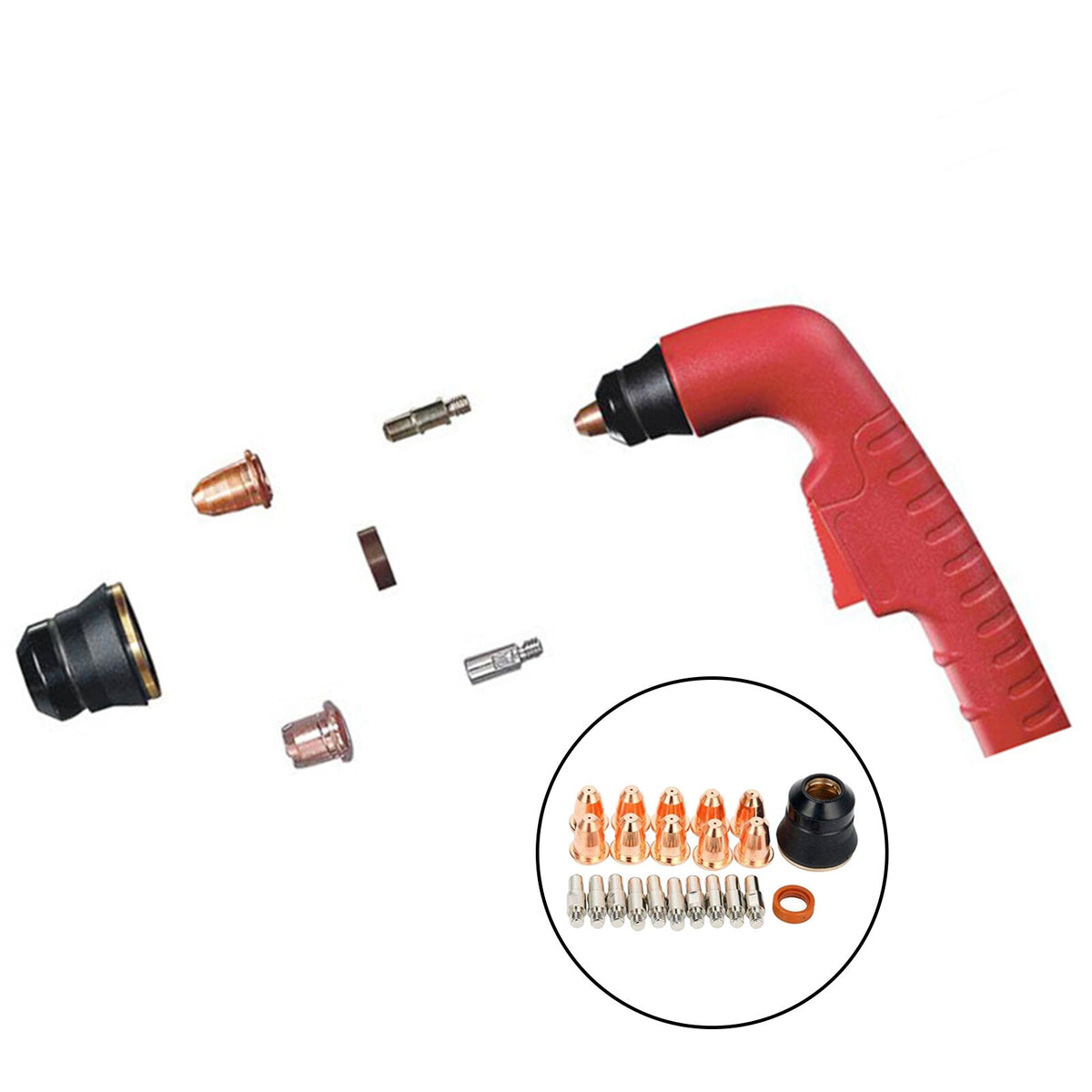 22 Pieces Plasma Cutter Replacement Parts for S45 PT-40 PT40 PT-60 PT60