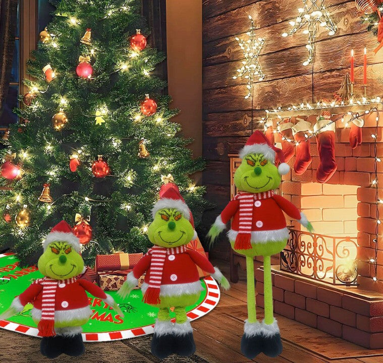 The Lifelike Animated Scalable Grinch Christmas Ornament Home Decoration