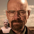 Realistic Bald Old Man Mask Latex Halloween Cosplay Party Full Face Headgear