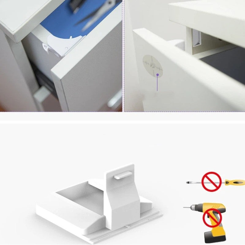 Invisible Magnetic Safety Lock Baby Child Pet Proof Cupboard Cabinet DrawerLatch