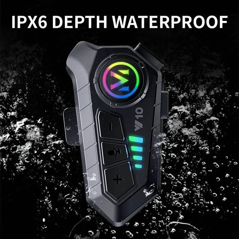 Bluetooth 5.3 HiFi Wireless Motorbike Call Headphone Motorcycle Helmet Headset