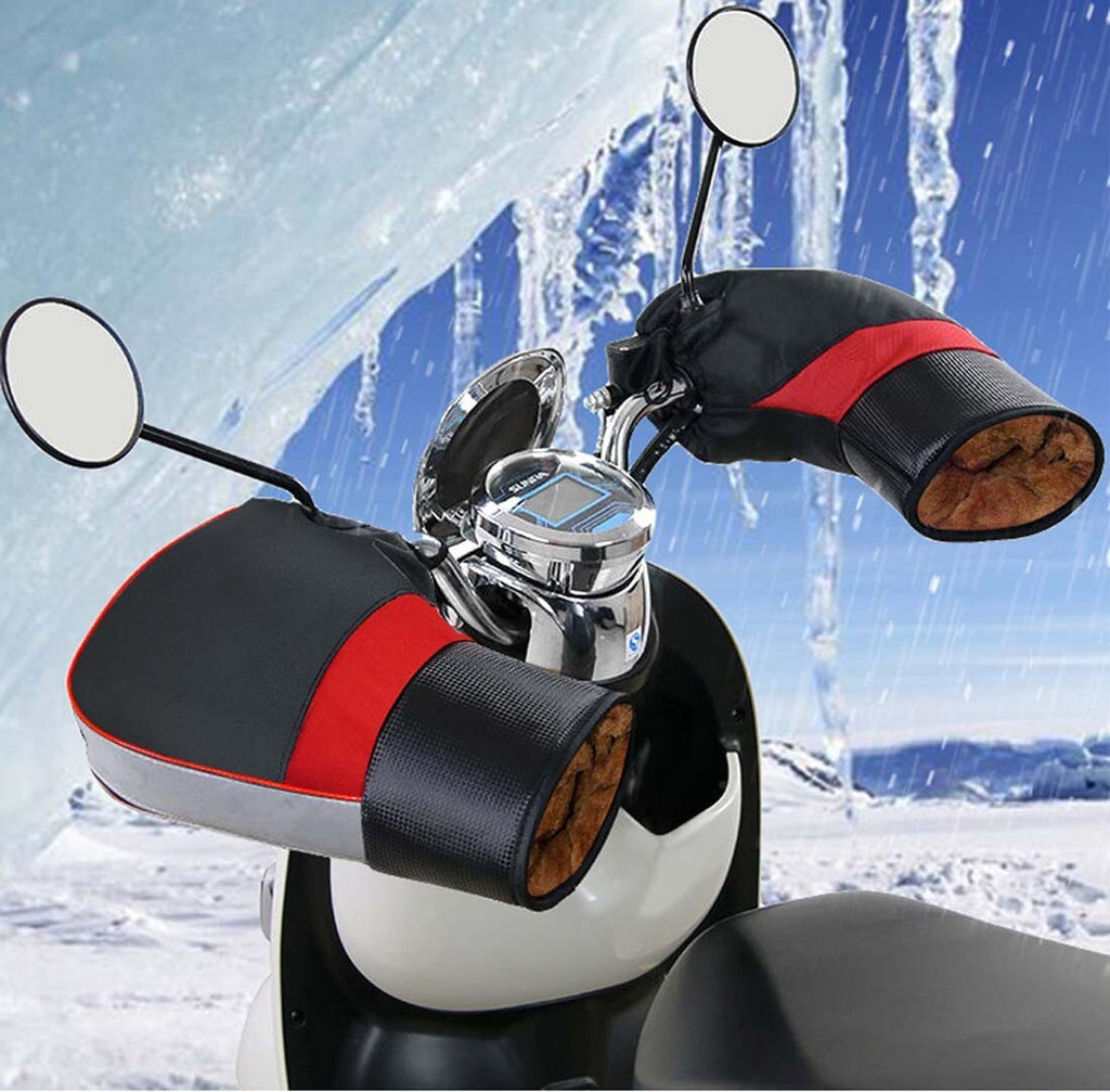 Handlebar Hand Muffs Warmer Winter for Motorcycle Scooter Bike Gloves Durable