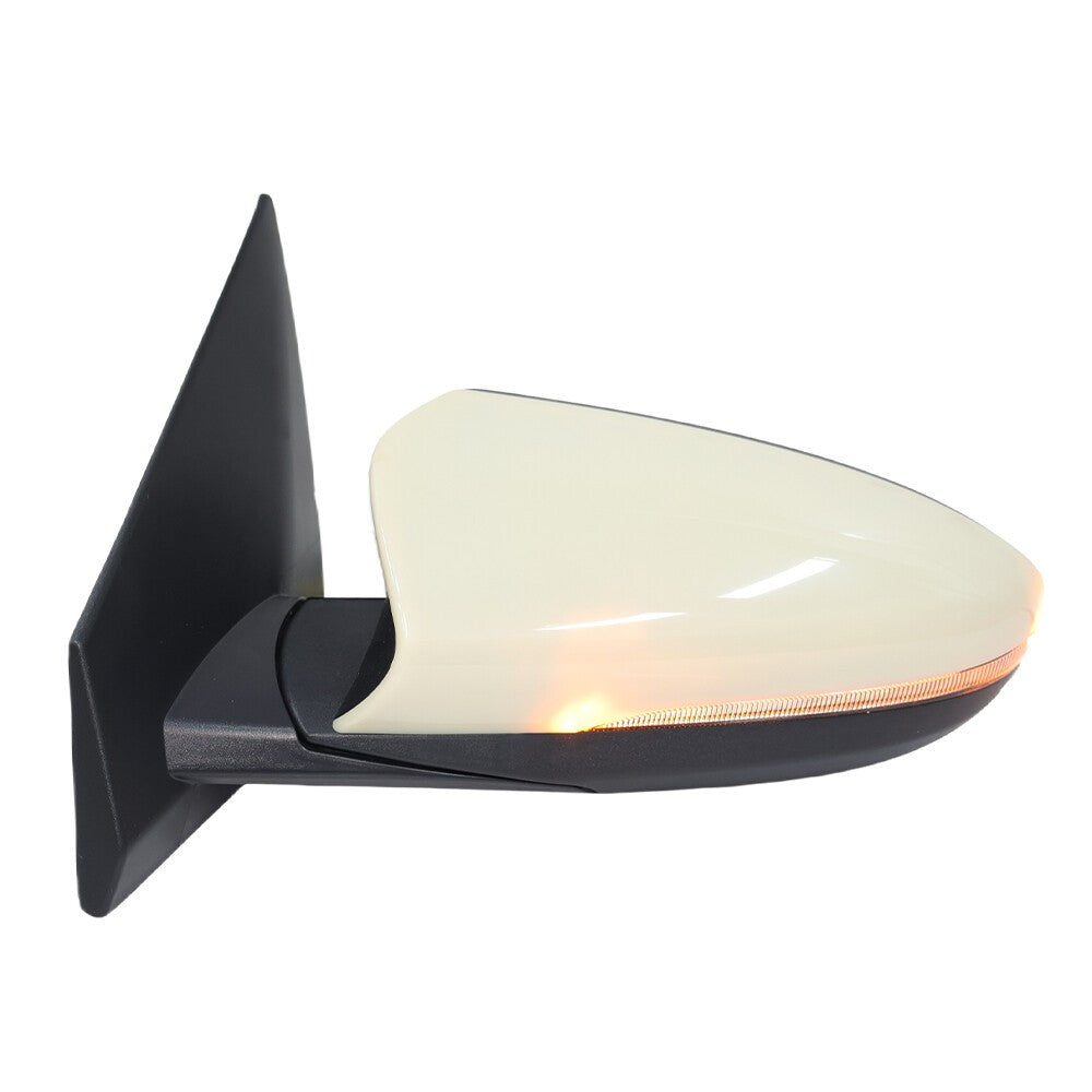 Left Door Wing Mirror For Hyundai i20 MK3 2020-2024 Primed White Power Passenger