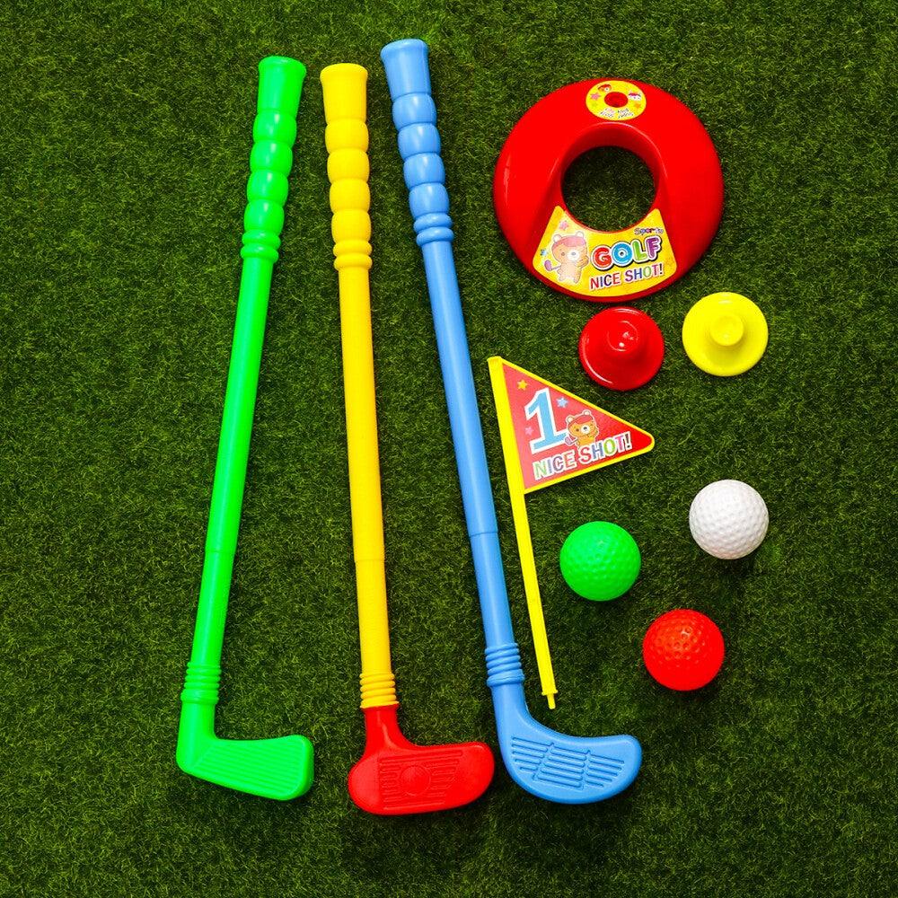 Sweat Suit Kids Golf Clubs 3-5 Toddler Sports Set Parent-child