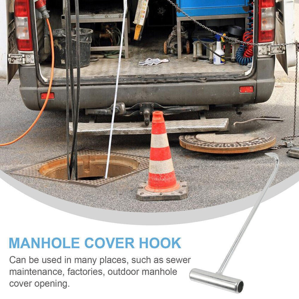 2*Manhole Cover Hooks, Cover Hooks, Lifting Hooks And Manhole Cover Lifters Made