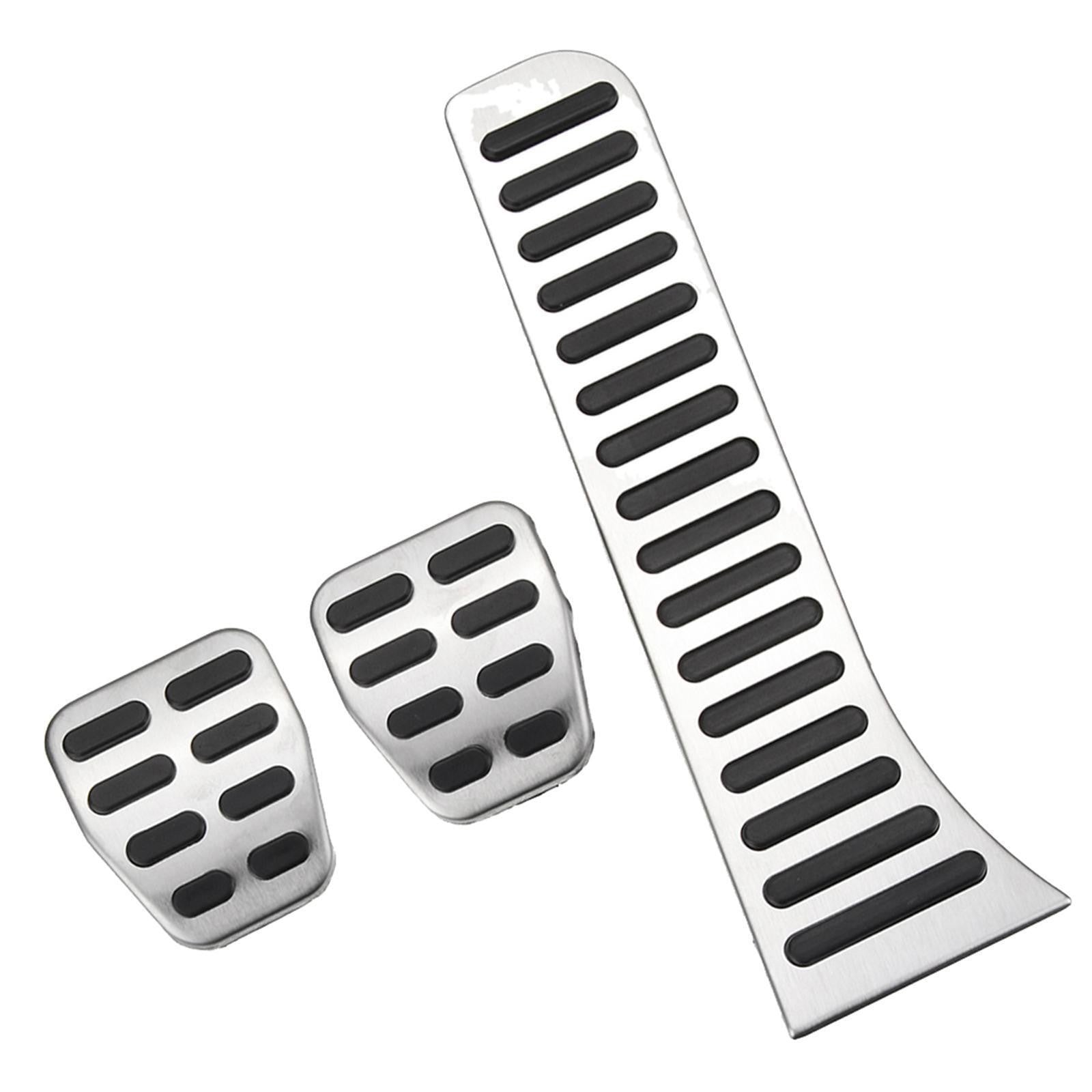 Set of 3 Stainless   Pedal w/ Brake& Footrest Cover for VW GOLF MK5 MK6