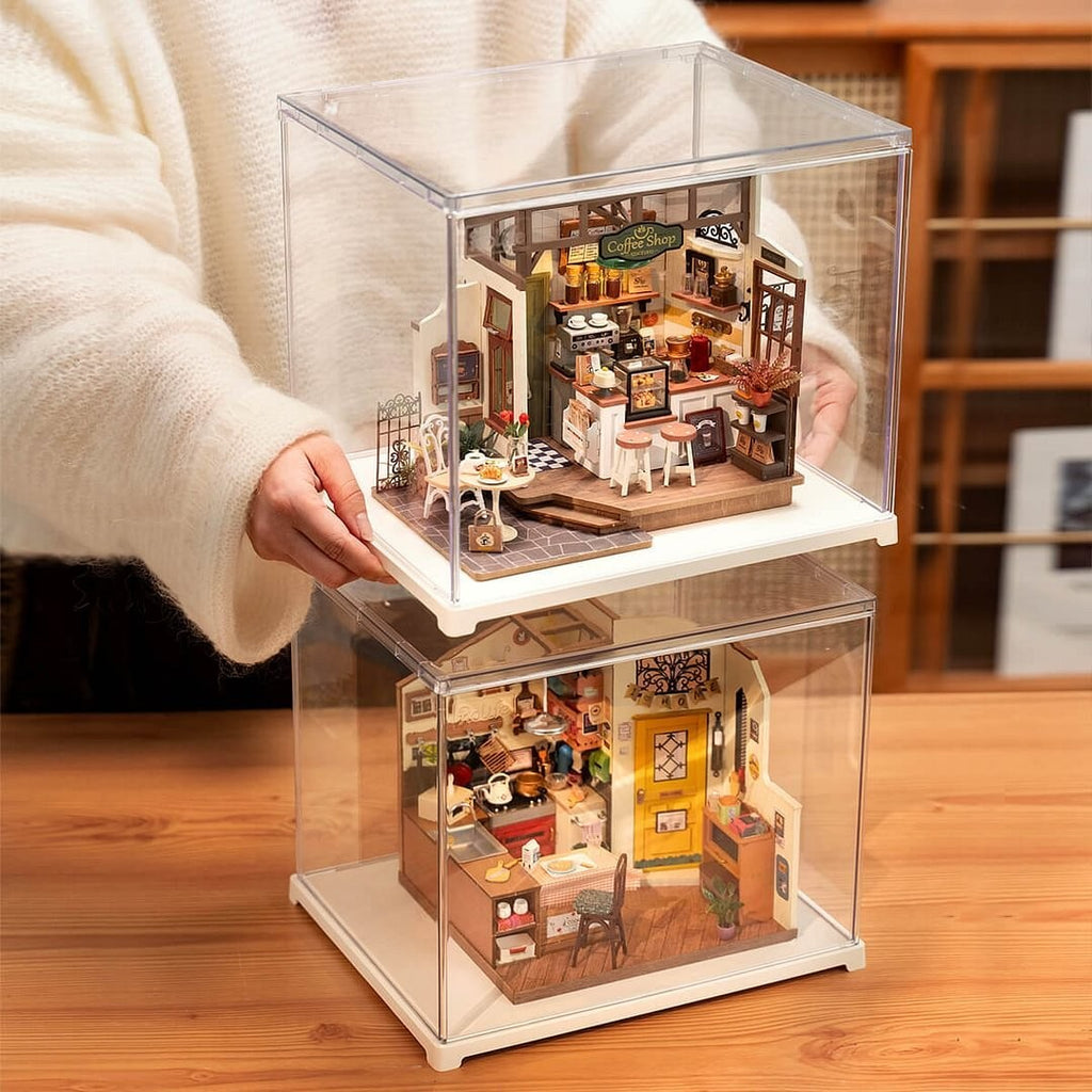 Rolife Miniature House Dust Proof Display Box/Proof No product included UK SOTCK
