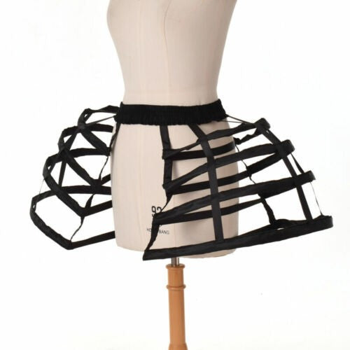 Cage Hoop Skirt Petticoat Dress Pannier Bustle for Costume Stage Performance