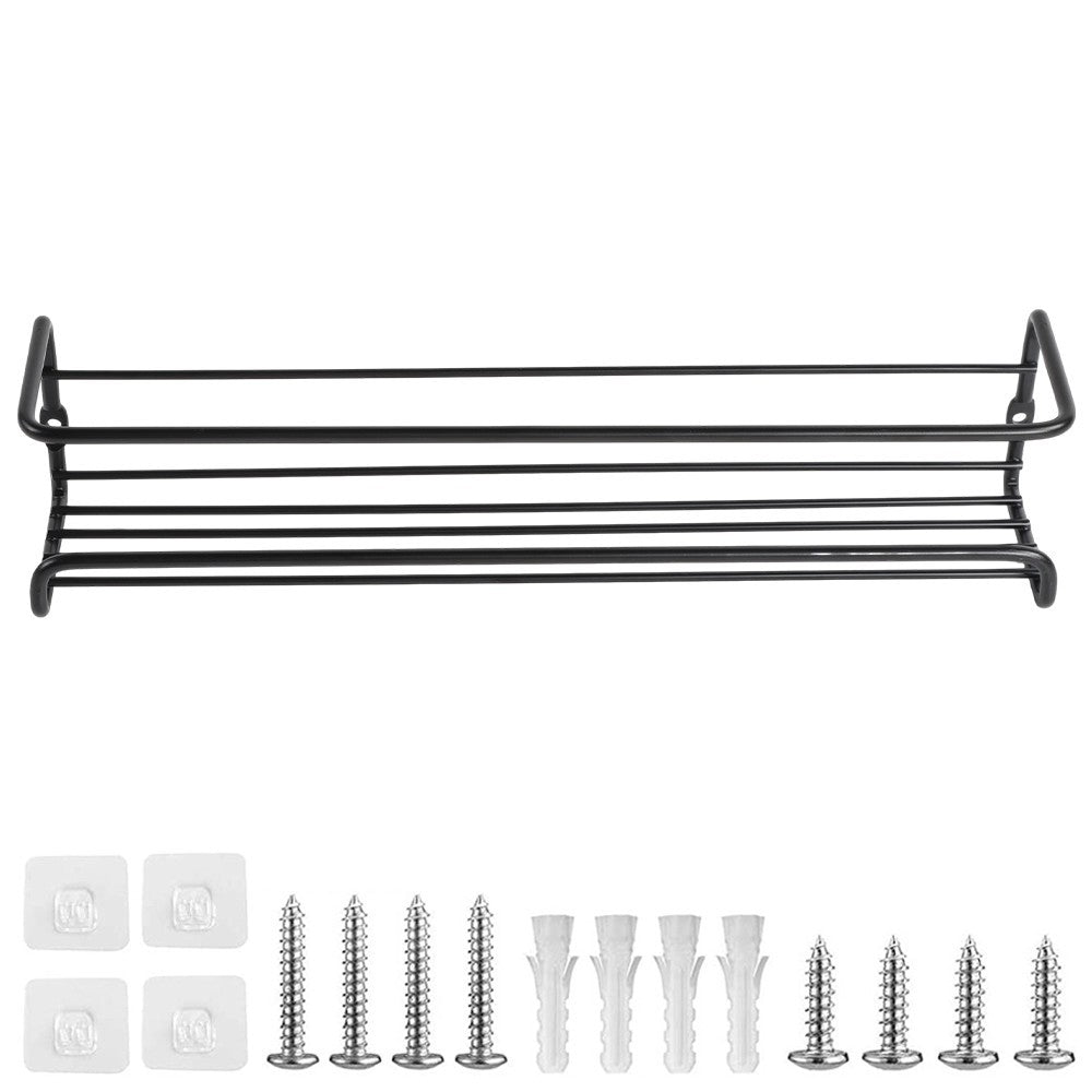 2PCS Spice Herb Jar Rack Holder For Kitchen Door Cupboard Storage Wall Mounted