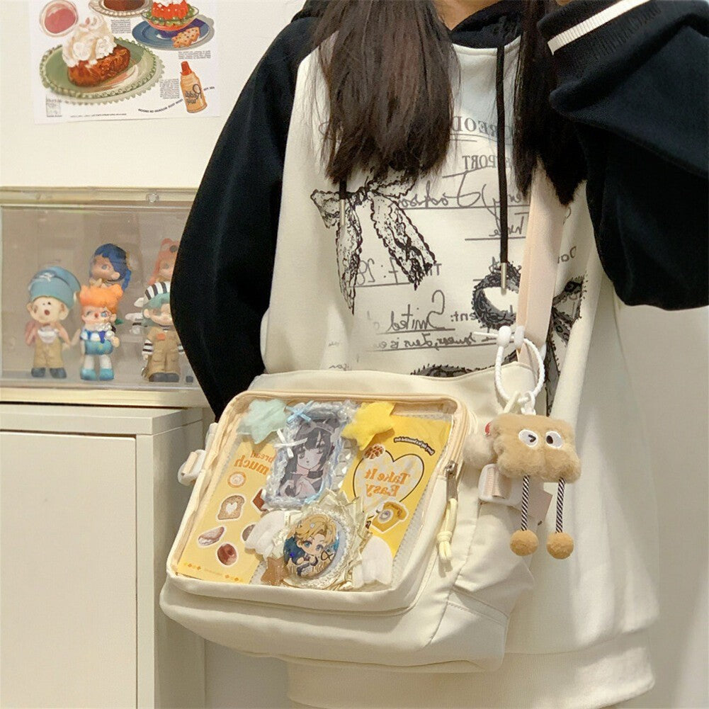 Ita Bag Large Tote Bag Shoulder Crossbody Bag Anime Pin Display Bag Gift Women