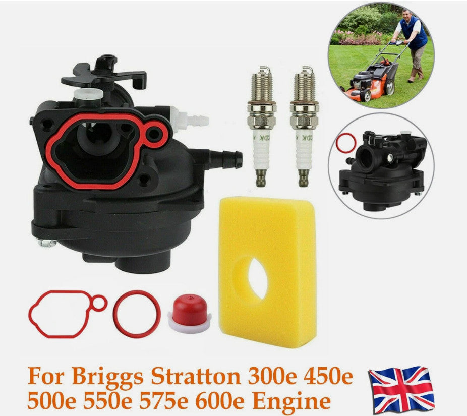 For Briggs Stratton 300e 450e 500e 550e 575e 600e Engine Carburetor Carb Kit Set