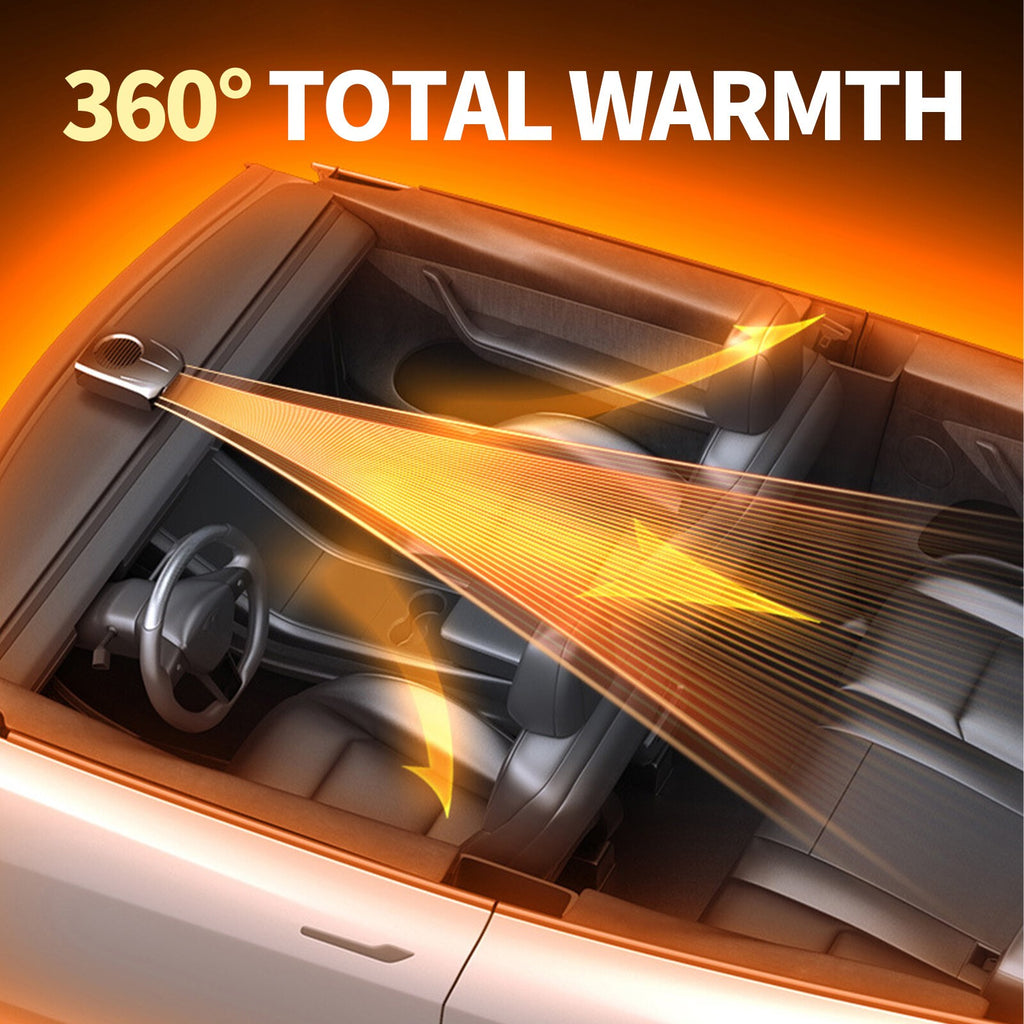 150W Car Heater 12V Windshield Heating Fan Defogger Defroster Demister Portable