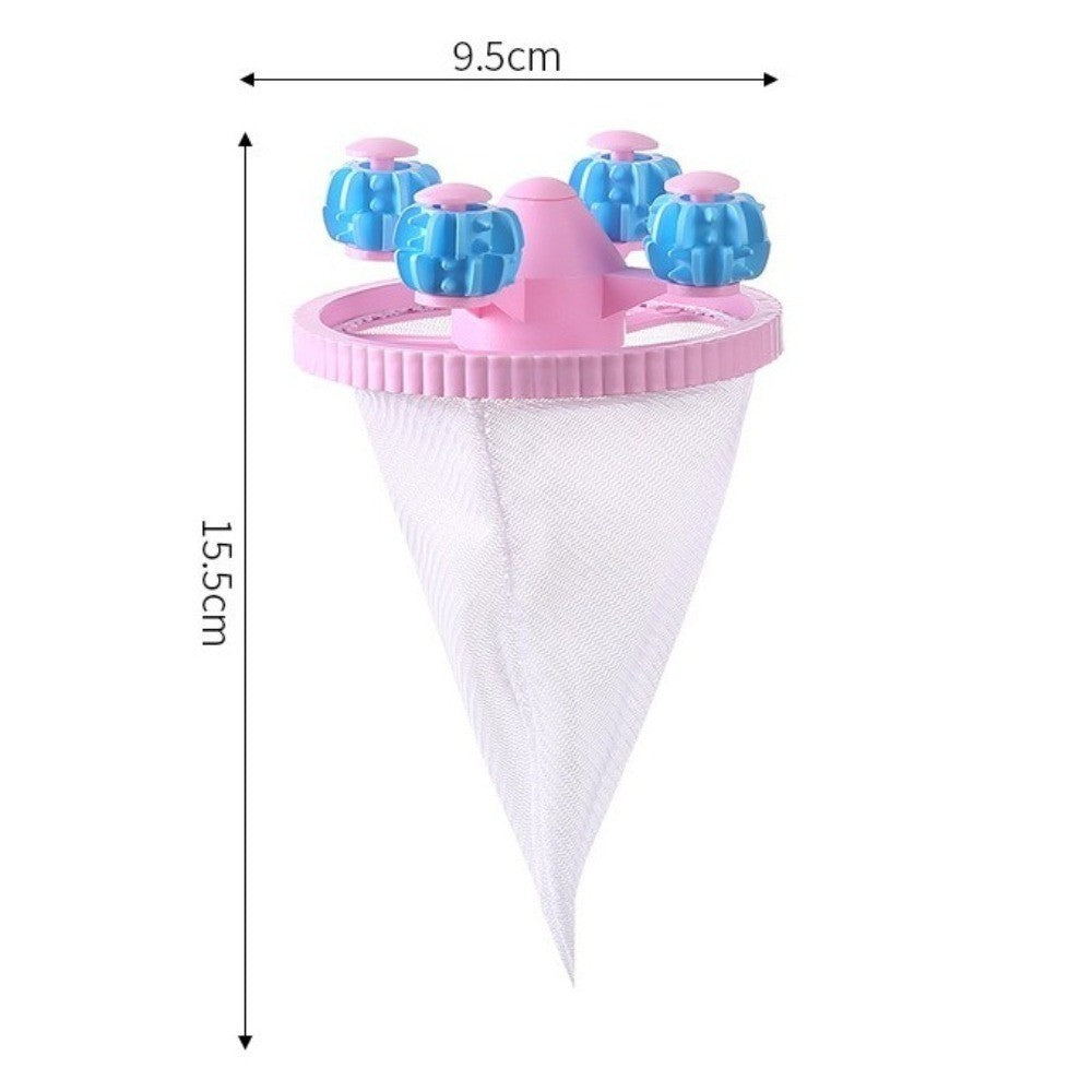 3pcs Reusable Laundry Pet Hair Catcher Lint Catcher  for Clothes Color Random