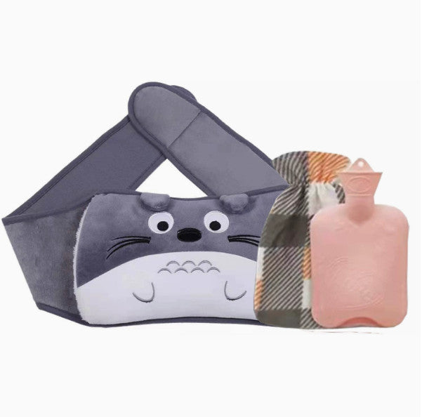 Hot Water Bottle Belt comforting Wearable Wrap Around Stomach Back Waist Soft UK