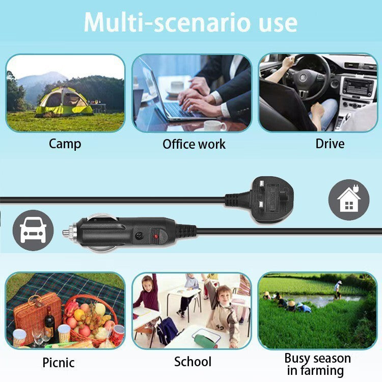 60W 1.5L Electric Lunch Box Food Heating Portable 24V / 12V Office Car UK Plug