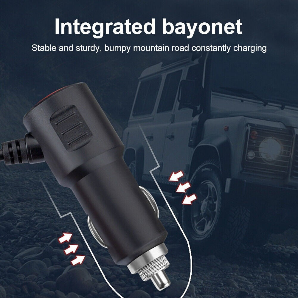 4 Way 12V 24V Multi Socket Car Cigarette Lighter Splitter USB Charger Adapter