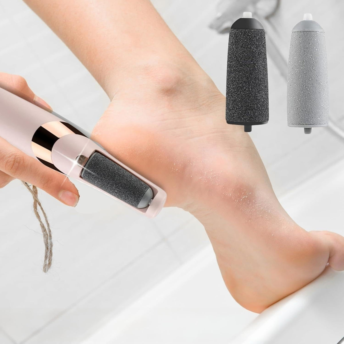 2 PCS Foot File Replacement Rollers for JML NuYou Pedi